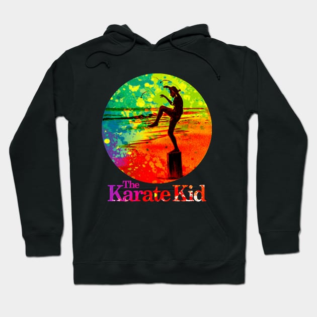 Watercolor Karate Kid Hoodie by BLACKLEAF